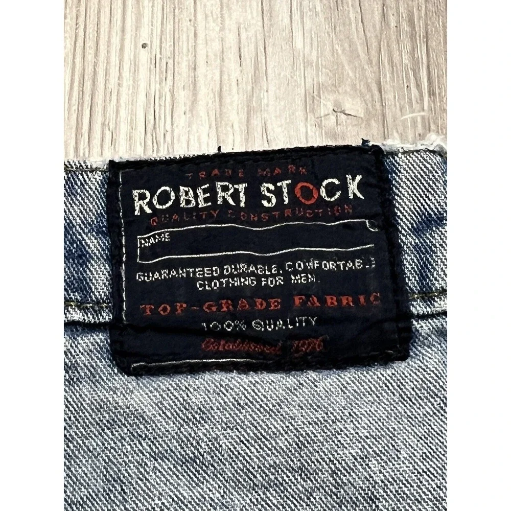 Vintage Robert Stock‎ Carpenter Jeans Baggy Faded Loose skater 2000s Work 38x30